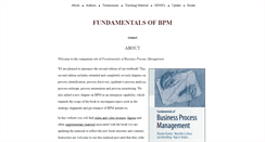 Desktop Screenshot of fundamentals-of-bpm.org